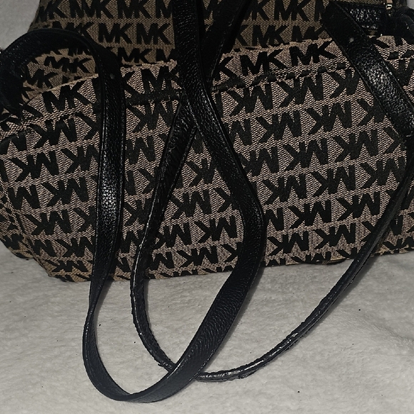 Michael Kors Black and Brown Logo Backpack main image 6